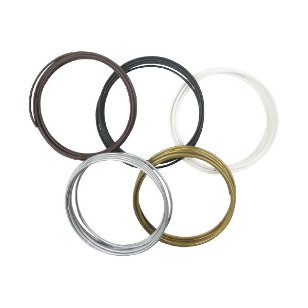 （まとめ）日本化線 自遊自在5カラーパック モノトーン 11-8337[x5セット]