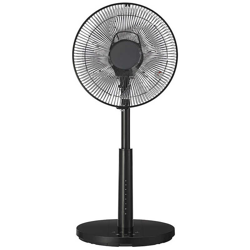 ユアサ　LEDポール表示 温度センサー付きDC扇風機 ［リモコン付き］　YT-DH3480FFR-K