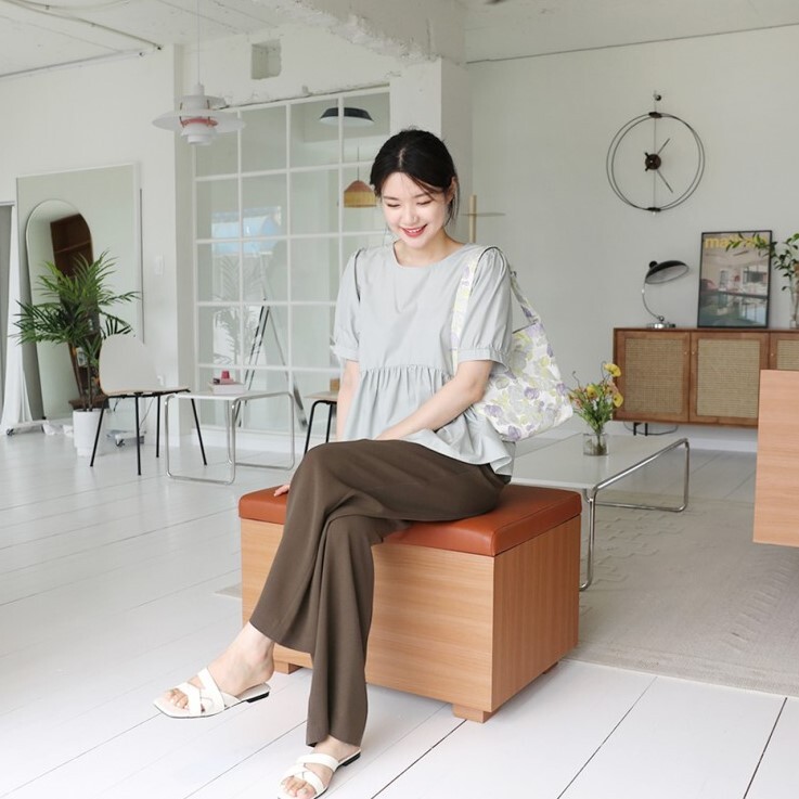 ボトムス パンツ ストレートパンツ 膝下 ロング ロング丈 セミフレア 伸縮性 ポリエステル かわいい 大人可愛い シンプル カジュアル 大人 上品 おしゃれ お洒落 かっこいい 大人女子 こなれ感