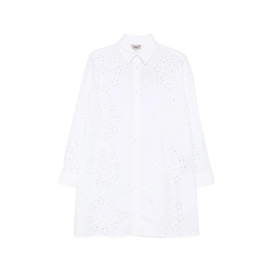 HERNO Women Shirts 13322RIC CM000045D 1000 WHITE