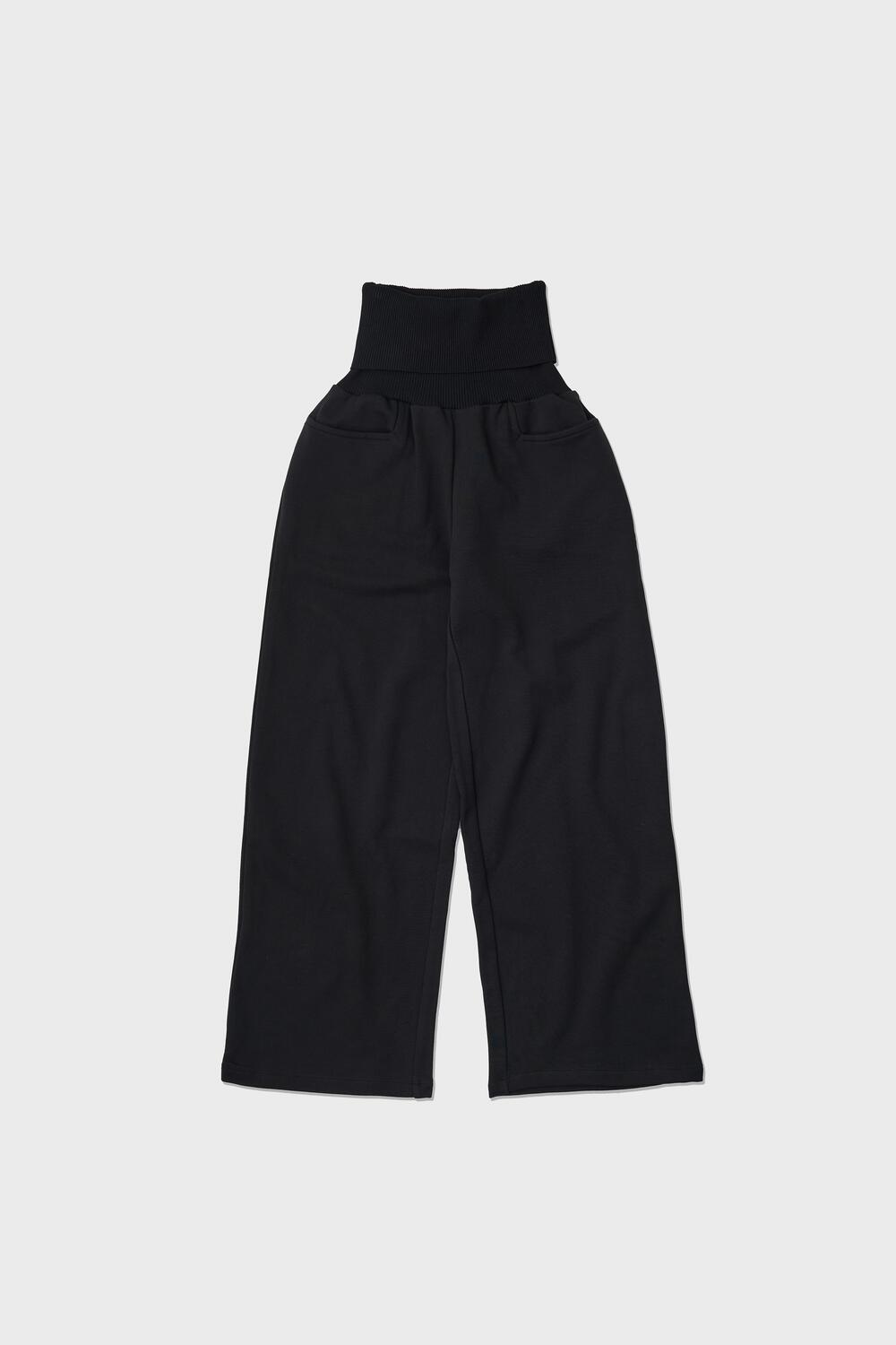 【LOW CLASSIC】 WIDE WAISTBAND PANTS : BLACK 41,800円