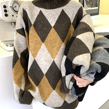 タートルネックセータートップス 袖あり 長袖 タートルネック もこもこ モコモコ ふわふわ ウール