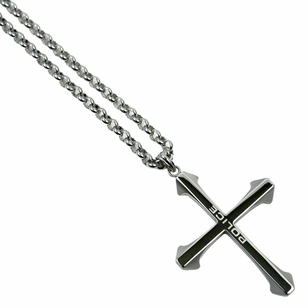 [訳ありアウトレット(箱に難あり)] ポリス ネックレス ペンダント メンズ ステンレス アクセサリー POLICE PJ 24048PSS-01