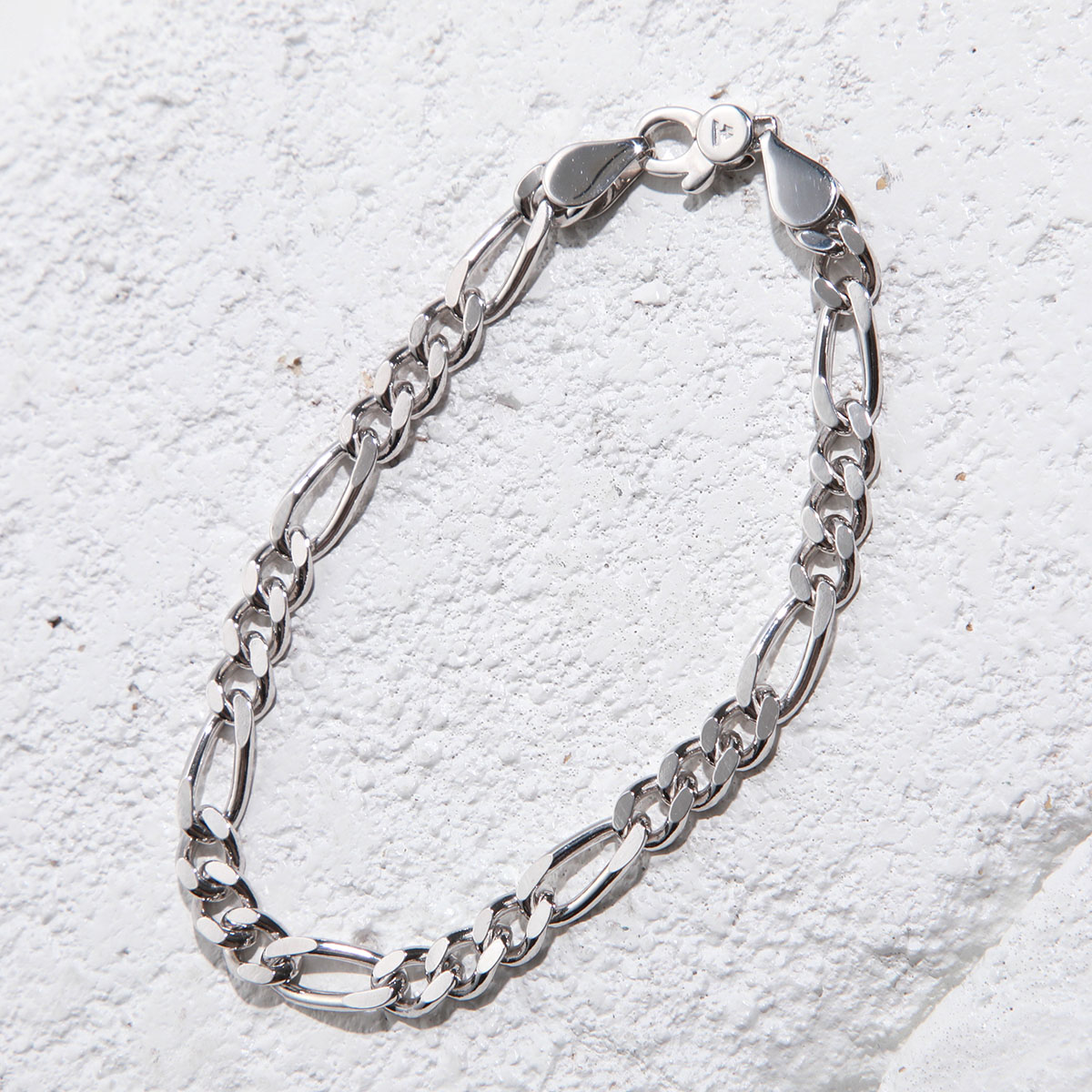 TOMWOOD トムウッド ブレスレット Bo Bracelet Thick 101270 ボー ブレスレット シック メンズ フィガロチェーン アクセサリー シルバー