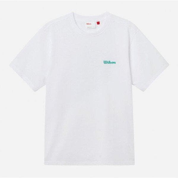半袖Tシャツ JQS W241001TTS46-WHT 男性レタリング半袖Tシャツ