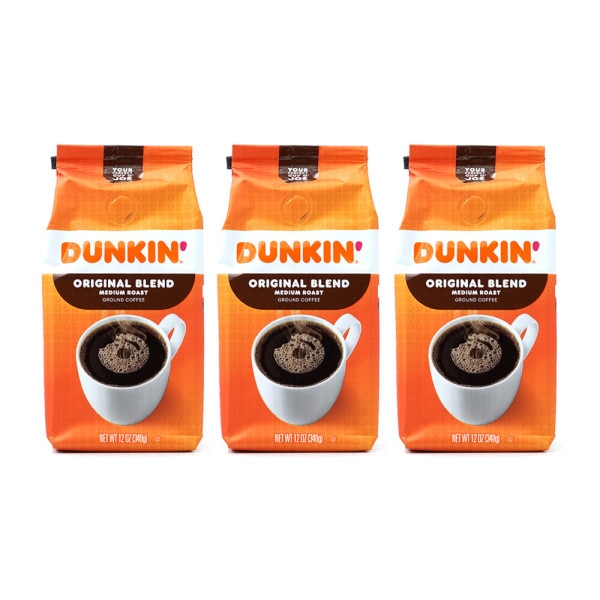 一番の Dunkin ダンキン3-SETオリジナルブレンド挽きコーヒーミディアムロースト12oz インスタントコーヒー - aegis.qa