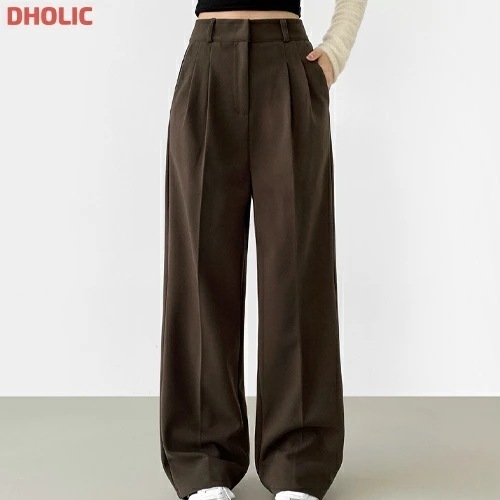 2TYPE裏起毛ツータックバックゴムワイドスラックス