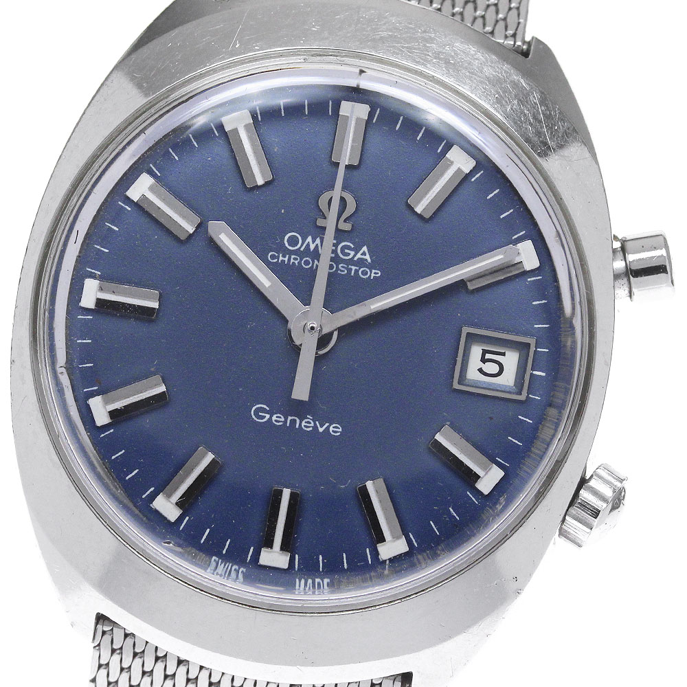 オメガ OMEGA 146.009 ジュネーブ クロノストップ cal.920 手巻き メンズ 保証書付き_843675【中古】