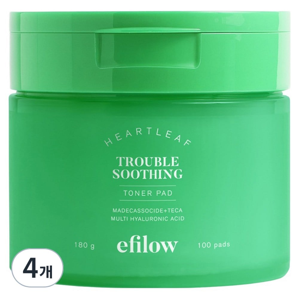 エピロー ドクダミ マデカソサイドトラブルスージングトナーパッド 180g100枚入4個