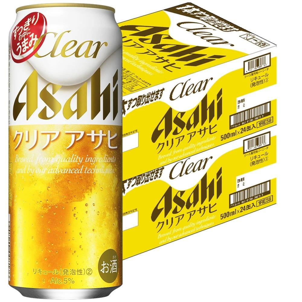 【送料無料】アサヒ クリアアサヒ 500ml2ケース【北海道沖縄県東北四国九州地方は必ず送料が掛かります】その他