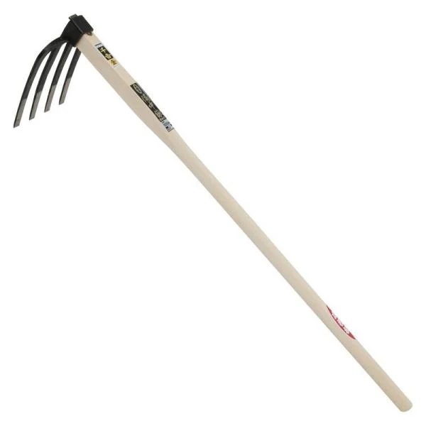 千吉 金 備中鍬 4ホンツメ 園芸道具 鍬 備中鍬