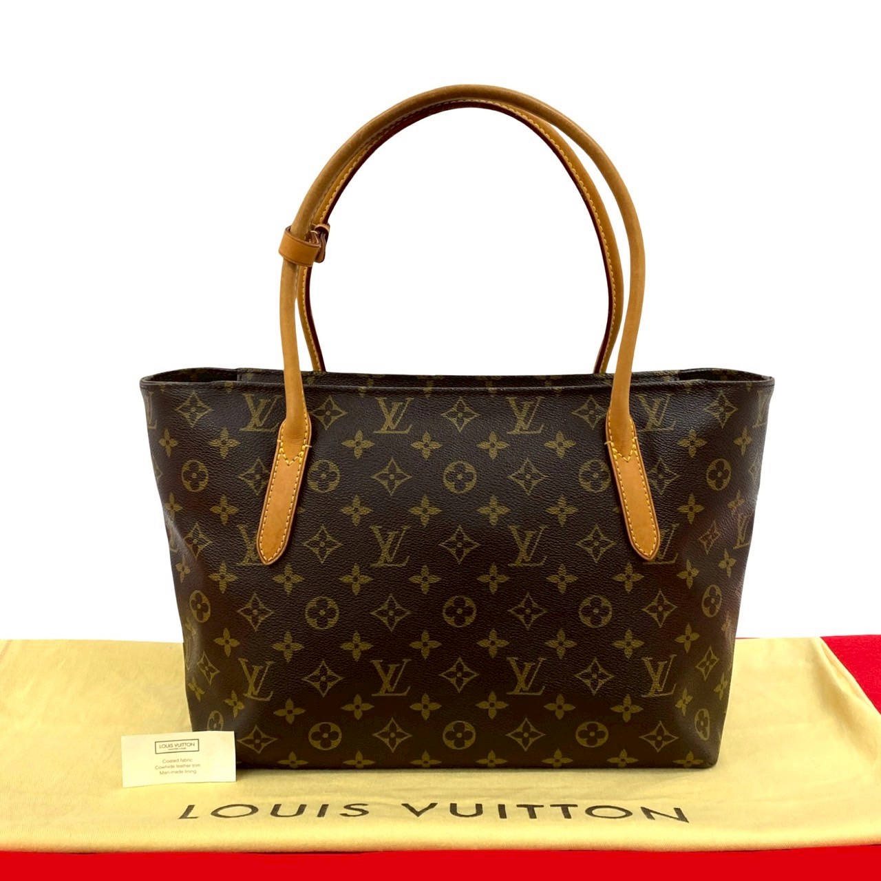 ラスパイユ PM モノグラムハンドバッグ レザー PVC ブラウン 317-2 91,025円