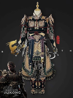 黑神话悟空 アーマー WUKONG コスプレ BLACK MYTH セットアップ 悟空 齐天大圣 孙悟空 中国風 チャイナ