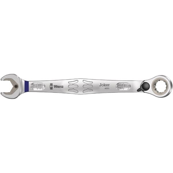 WERA ヴェラ コンビネーション ラチェットレンチ JOKER 角度付きラチェットヘッド スパナ部内側口幅7/16inch 全長165mm 020077