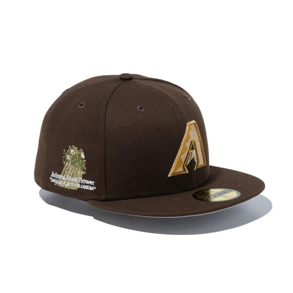 NEWERA CAP ニューエラ キャップ 59FIFTY MLB State Flowers アリゾナダイヤモンドバックス ウォルナット メンズ 男性 帽子 ハット 小物 国内正規品 正規取扱店