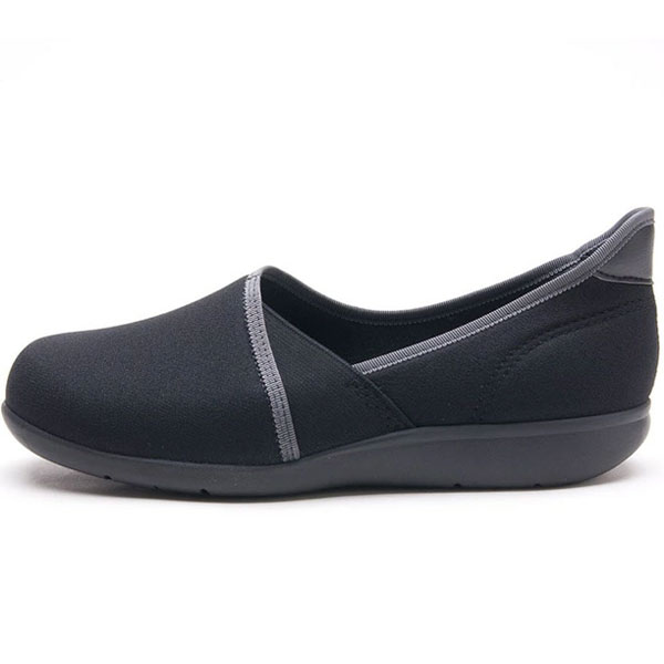 ASAHI アサヒシューズ 快歩主義 L173 ブラックストレッチ ハンズフリー シューズ レディース KS23933