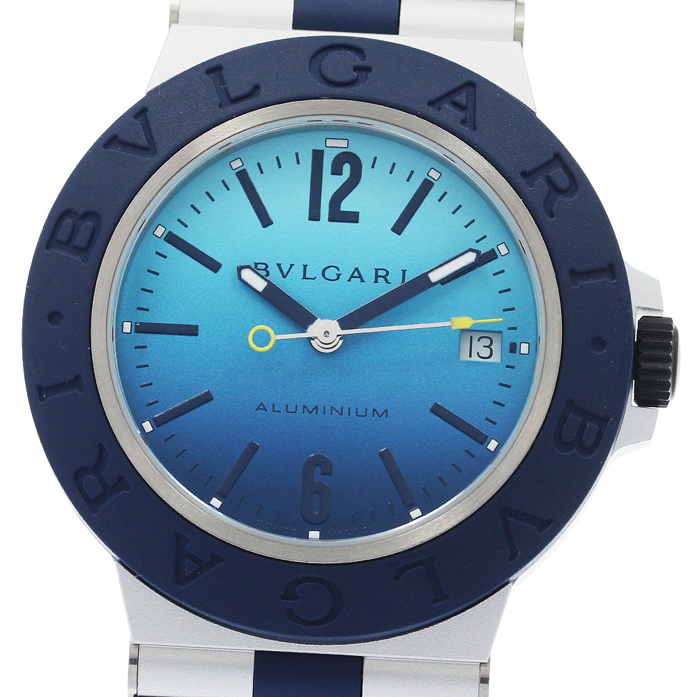 ブルガリ BVLGARI BB40ATHMS/103815 アルミニウム カプリ デイト 自動巻き メンズ 良品 内箱付き_949034【中古】