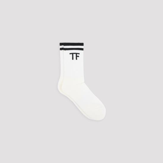 TOMFORD Men Ankle Socks KKS006 YMC036 WNF COMBO WHITE BLACK