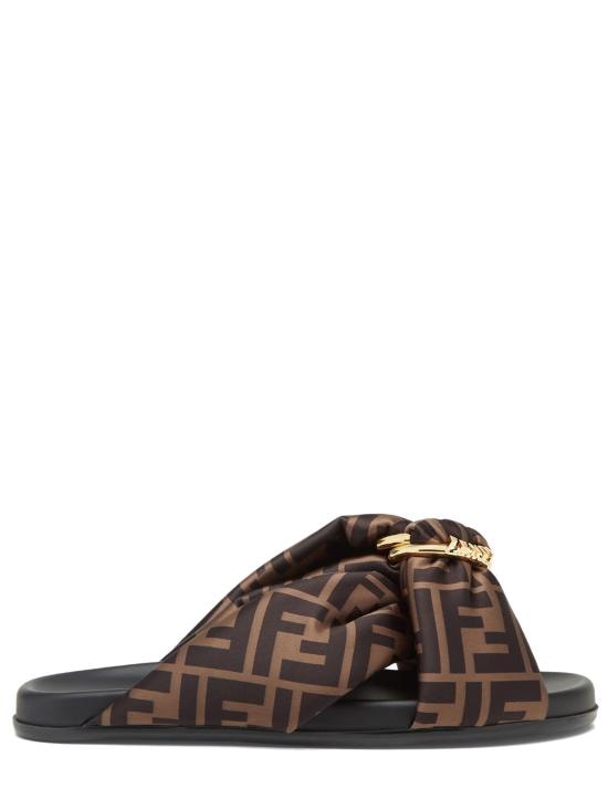 FENDI Women Sandals 8X8645AE7S F0R7V Brown