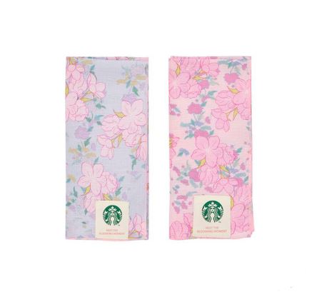ブラッサムハンカチセット2p春桜リネンハンカチプレゼント