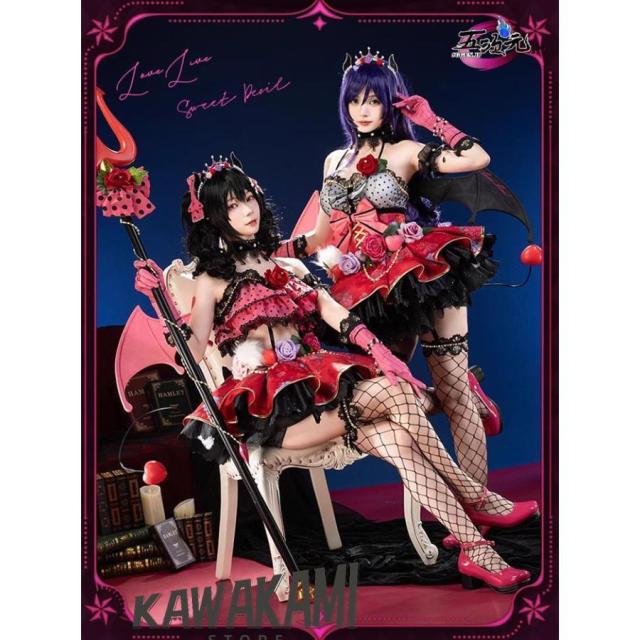 猫屋小舗　ラブライブ　love live　小悪魔編　覚醒　矢澤にこ　東條希　コスプレ衣装　ウィッグ　靴　羽　追加可能