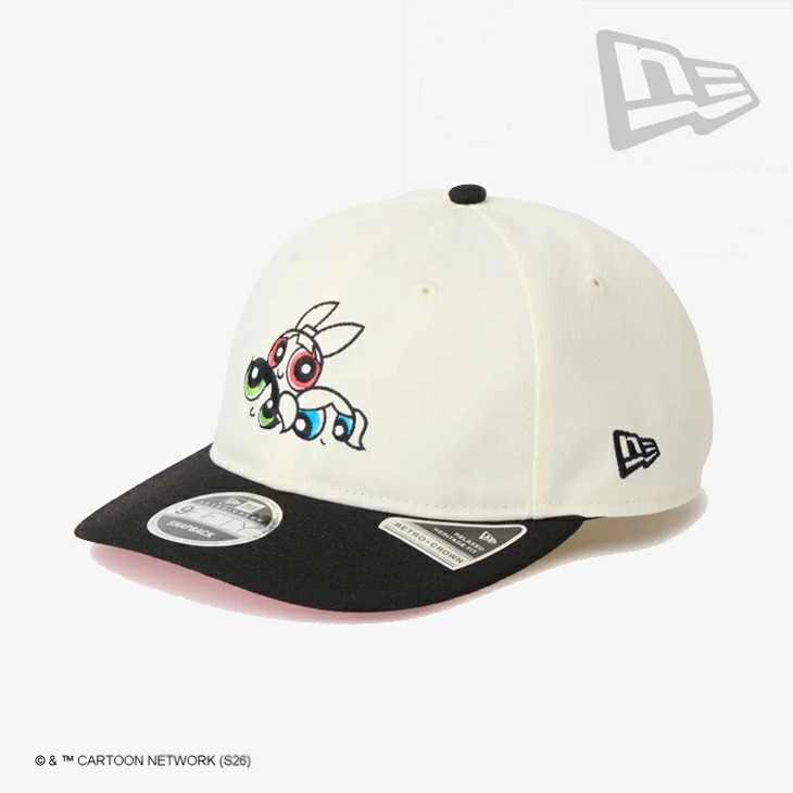 パワーパフ ガールズ ナインフィフティー カーブド バイザー 2トーン/クロームホワイトｘブラック（14743495） 4,913円