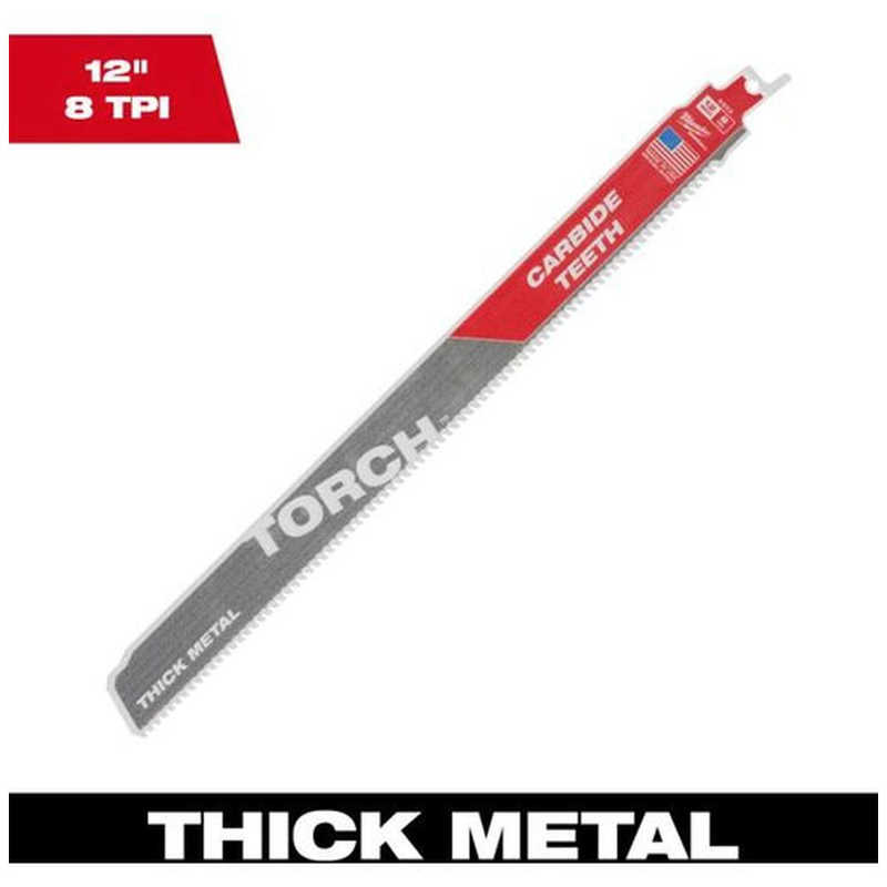 ミルウォーキーツールジャパン合同会社　TORCH キンコウヨウカーバイドレシプロソーブレード 8　48005203