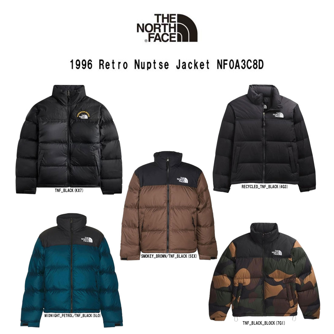 THE NORTH FACE ダウンジャケット アウター レトロ ヌプシ メンズ 防寒 ストリート 男性用 1996 Retro Nuptse Jacket NF0A3C8D