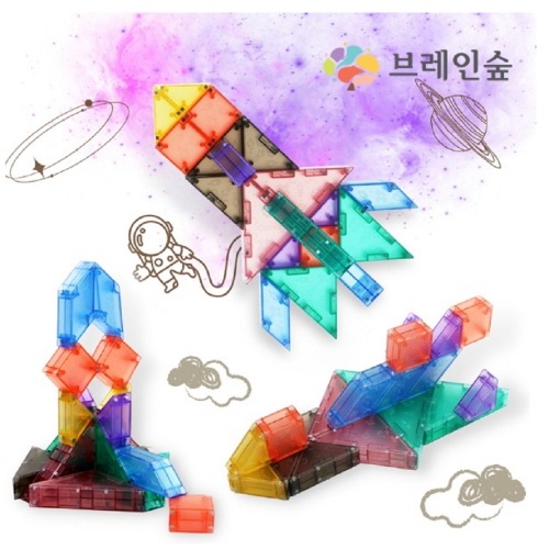 ブレインフォレストプレミアム3Dパズルマグネットブロック49幼稚園児童家学院教習教区 18,923円