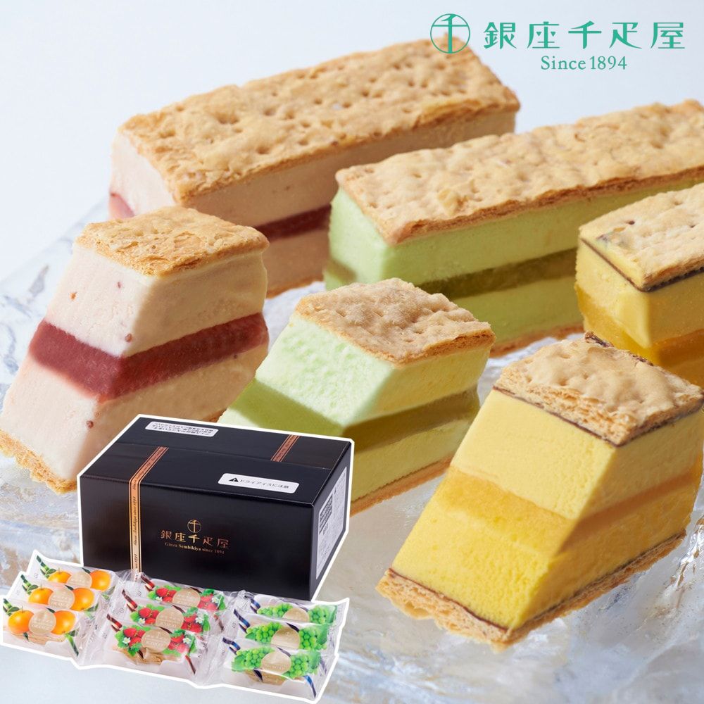 銀座ミルフィーユアイス 3種9個入