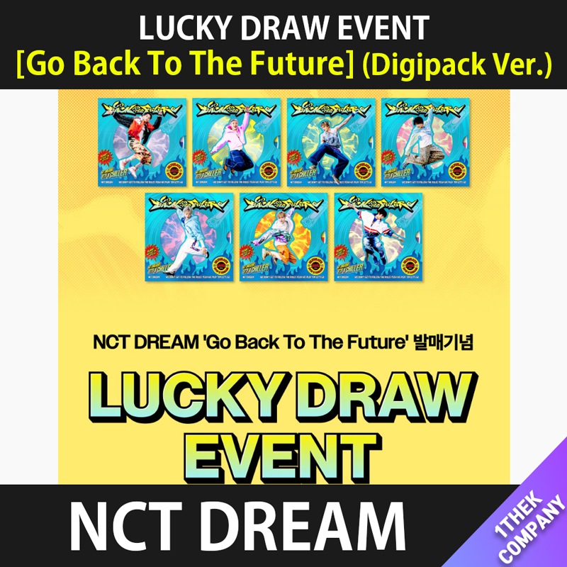 【特典全種７種セット】（ラッキードロー特典）NCT DREAM [Go Back To The Future] ラキドロ