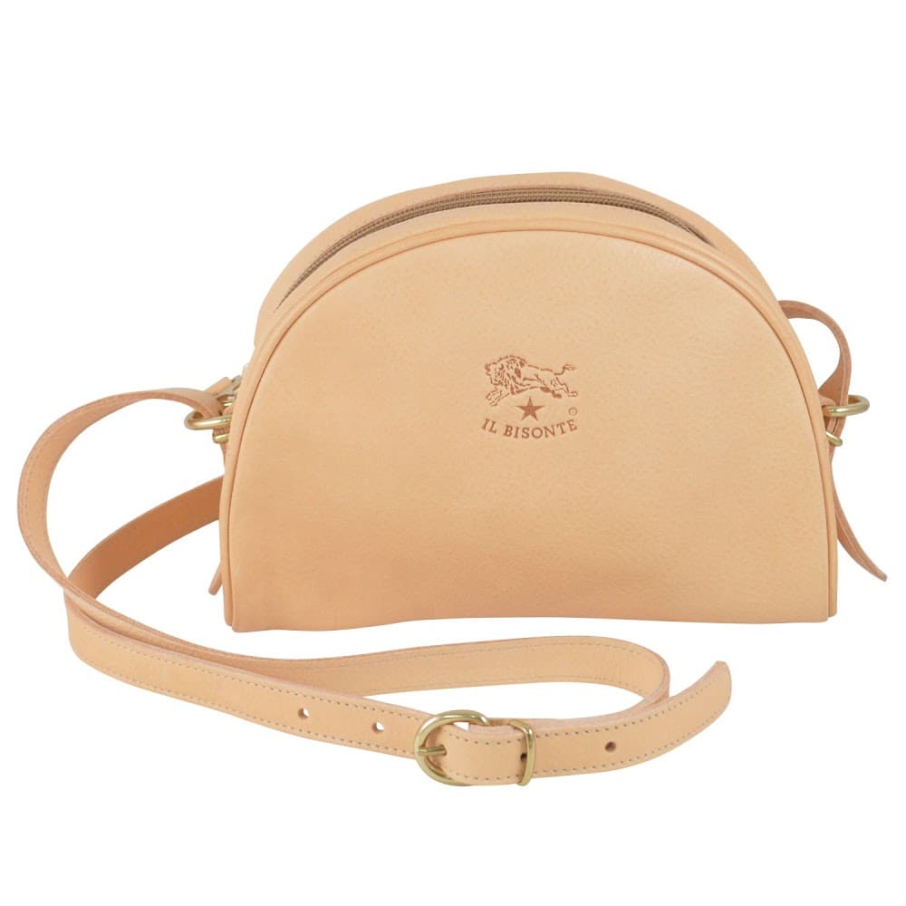イルビゾンテ バッグ IL BISONTE NATURALE 半月型 ハーフムーン ショルダーバッグ