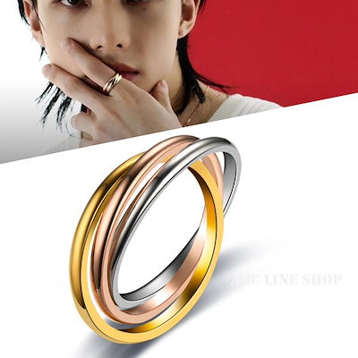 指輪 リング straykids ヒョンジン 着用モチーフ トリ...のサムネイル