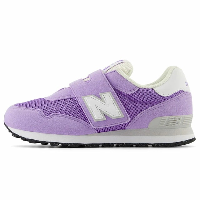 ニューバランス キッズ 女の子 スニーカー ジュニア ローカット ベルクロ キッズシューズ NB PV515 パープル マジックテープ 子供靴 5