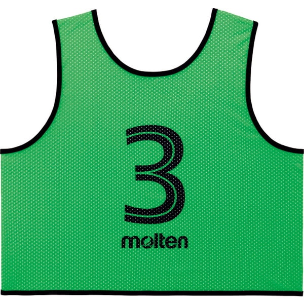 モルテン molten ゲームベスト GV10枚セット 蛍光グリーン GS0113KG