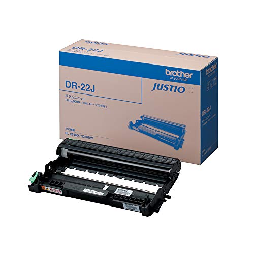 ブラザー工業 【brother純正】ドラムユニット DR-22J 対応型番:HL-2270DWHL-2240DHL-2130MFC-7460DNDCP-7065DNDCP-7060DFAX