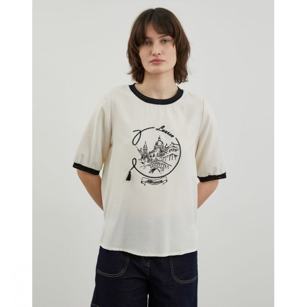 [オリビア・ローレン] ローレン・サージェリー Tシャツ_VVCAS4M3461