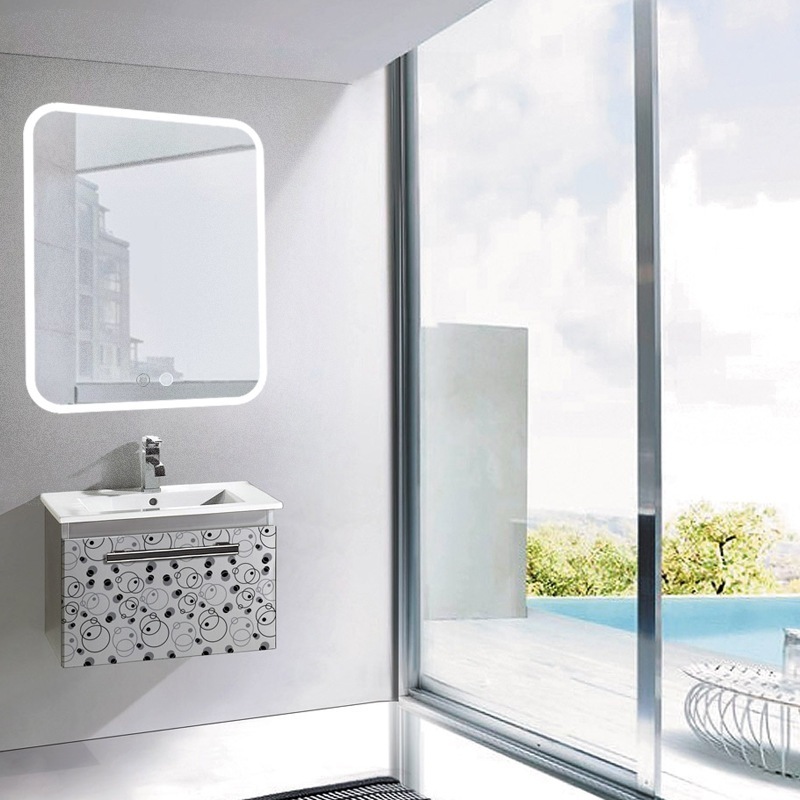 Led美観高精細女性浴室鏡2色スマートトイレタッチ除霧led浴室鏡