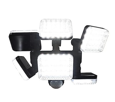 他サイト： 大進 DLA-10T600 センサーライト 6000ルーメン 6灯式 100v コンセント ac 100v 調整 調光 駐車場 賃貸 業務用 調整 取付ブラケット 配管 電池 電池式 停電 威嚇 内玄の商品画像