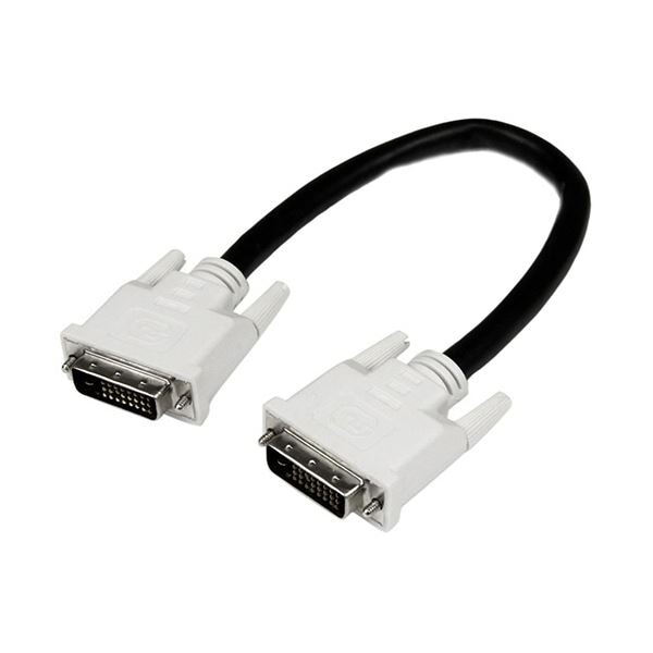 （まとめ） StarTech.com DVI-Dデュアルリンクケーブル ブラック 1m オス／オス DVIDDMM1M 1本 [x3セット]