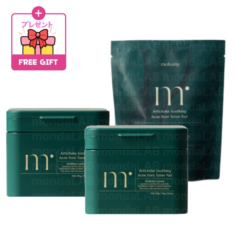[ニキビケア]モルバニ アーティチョーク スージング アクネフォア トナーパッド 本品 2個+レフィル 1個 (計 210枚) トラブルケア 黒毛穴 韓国コスメ 黒すみ