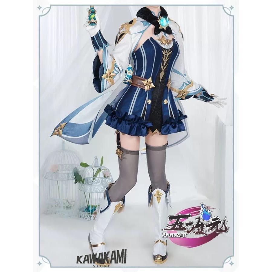 Catwushop　原神　コスプレ　スクロース　衣装セット　ウィッグ　靴　追加可