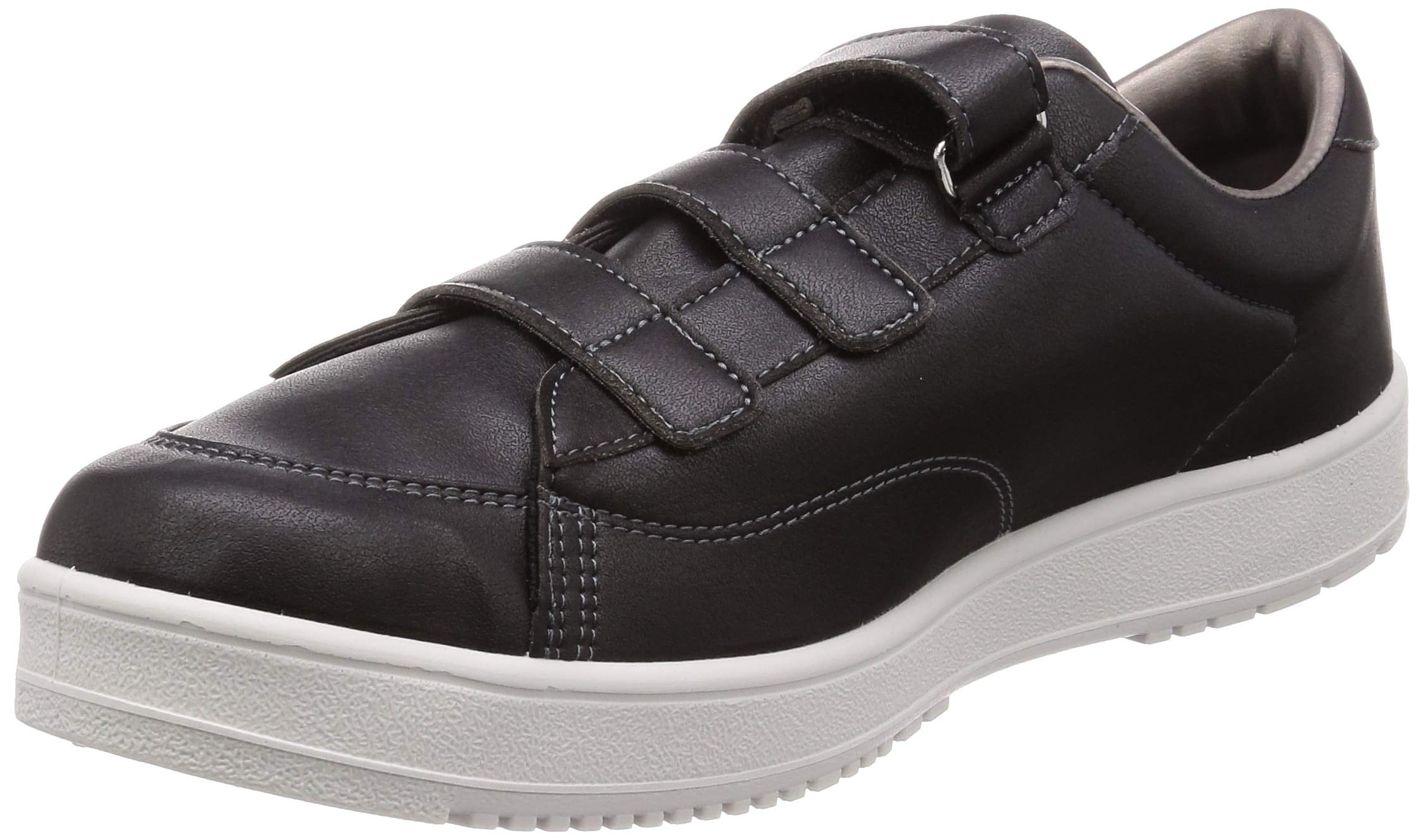 ムーンスター メンズ/レディース リハビリ 介護靴 片足販売 Vステップ07 (右足のみ) ブラック 30 cm 3E