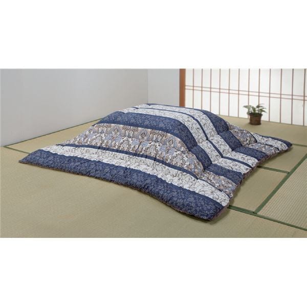 裏面起毛加工こたつ掛布団 ヴィオラ 約205×245cm ネイビー