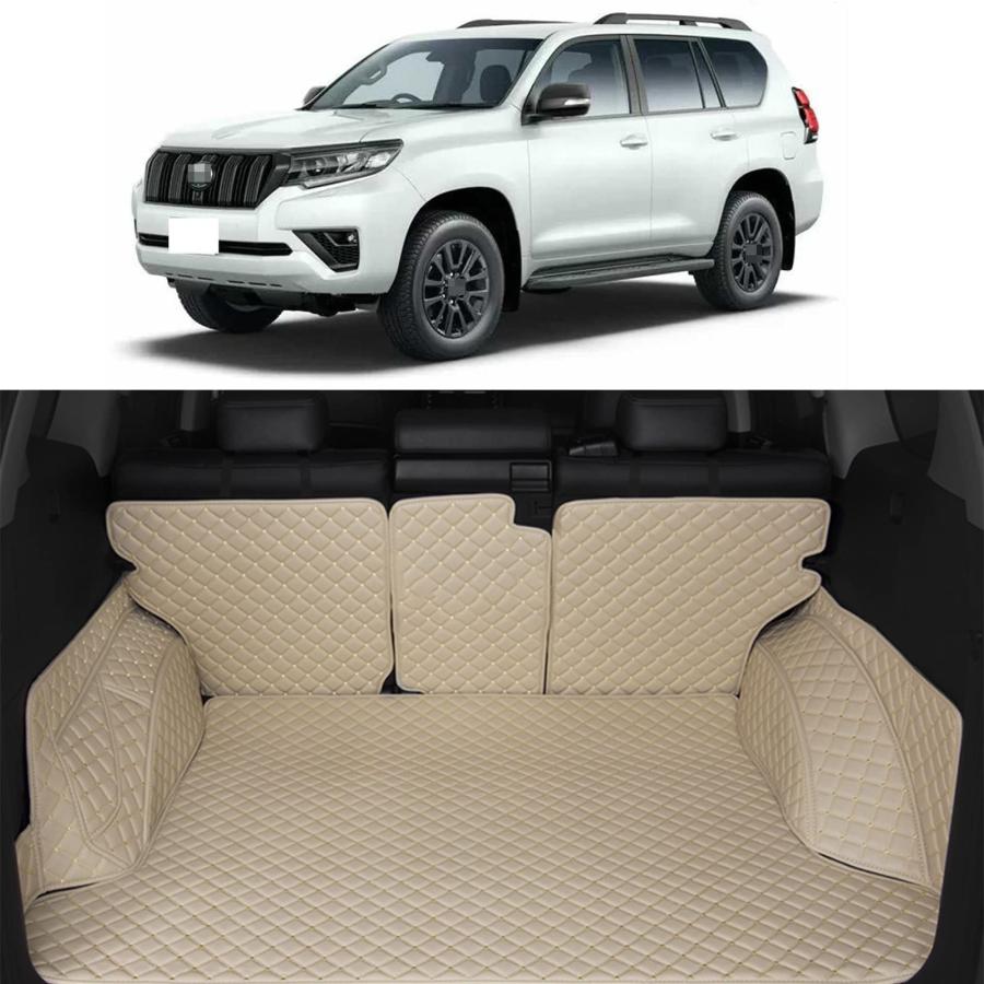 トヨタ ランドクルーザー プラド 150系 5人乗りに適用 トランクマット カスタム 車のトランクマット T-O-YOTA PRADO 後期 2018年-2022年 ラゲッジマット 専用設