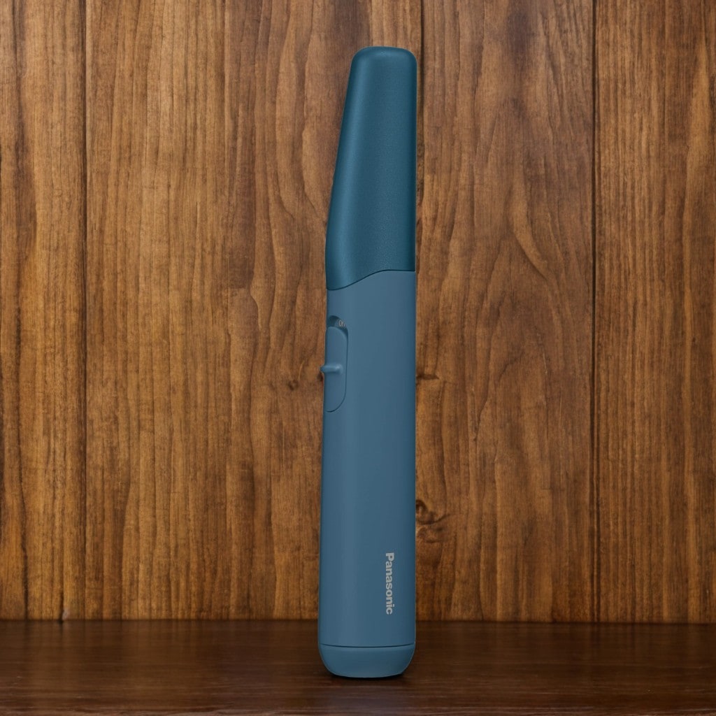 パナソニック ファーストフェイスシェーバー 眉毛・ヒゲ・産毛用シェーバー 防水 お風呂使用可 電池式 青 ER-GM40-A