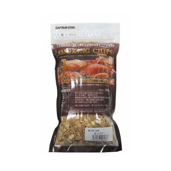 [10セット] キャプテンスタッグ スモーキングチップ100g入 ヒッコリー UG-1056X10