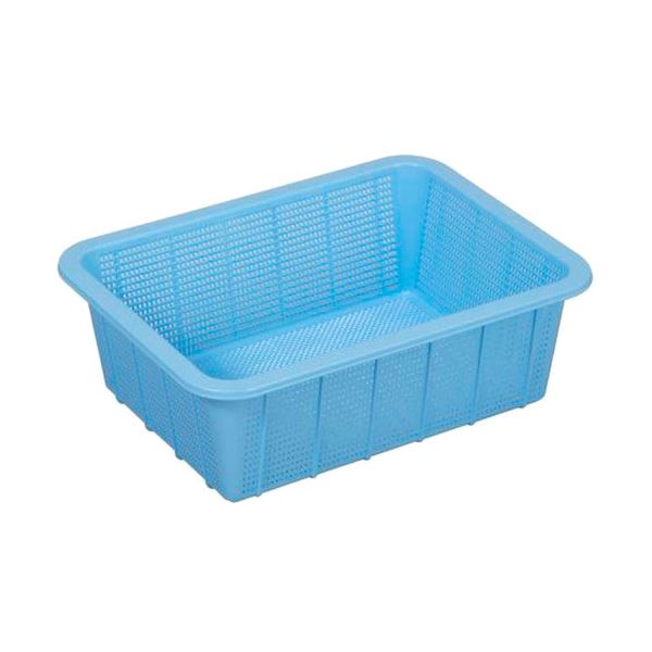 [5セット] 新輝合成 アシスト抗菌角ざる 深2型 ブルー MMT30674X5