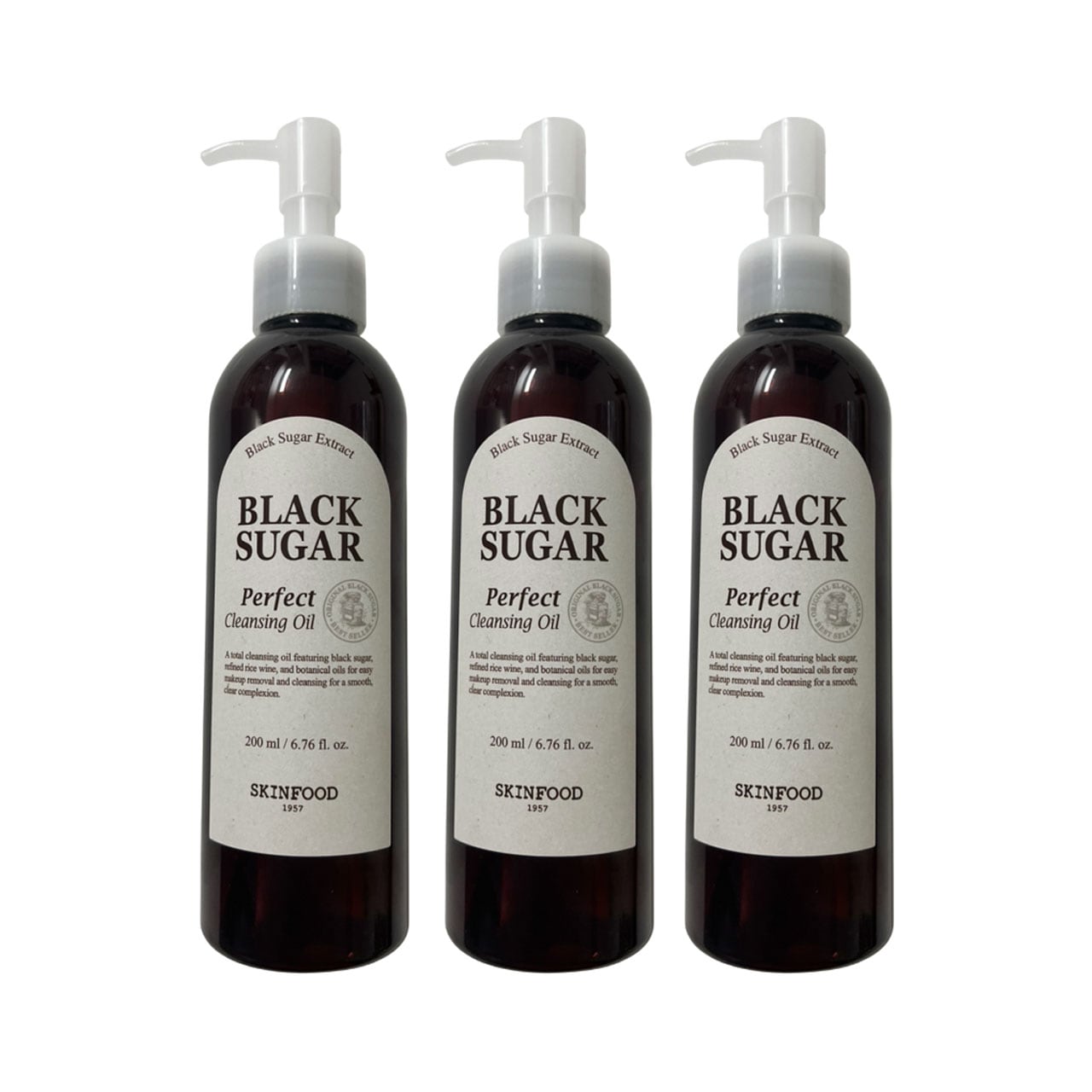 ブラックシュガーパーフェクトクレンジングオイル200ml3個
