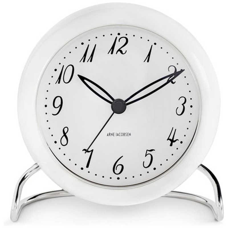 インテック　置き時計 LK Table Clock 11cm white ARNE JACOBSEN(アルネ ヤコブセン)　AJ43670